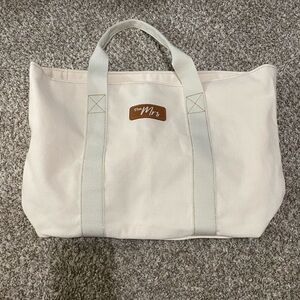 Bridal beach bag